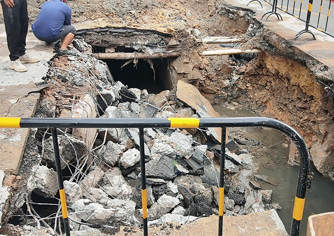 燕罗街道2019年电缆沟建设工程1